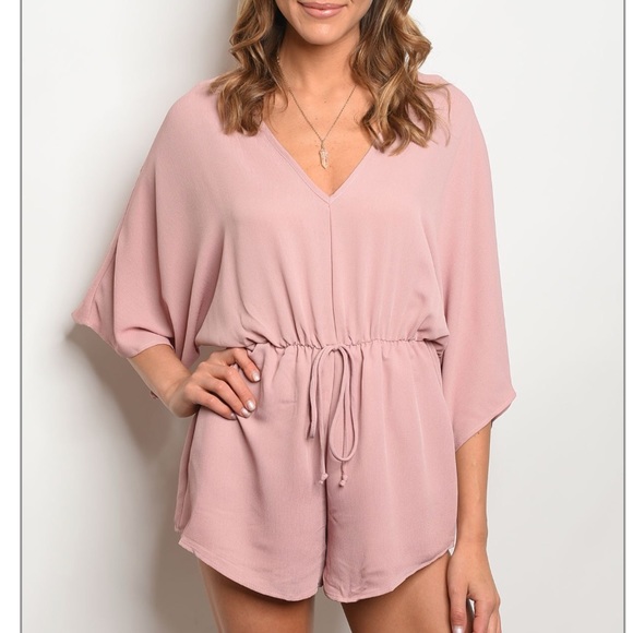 HipFinds Pants - ☕️Fantastic Pink Short Jumpsuit 🤩